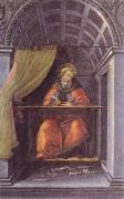 Sandro Botticelli st.augustine in the cell Germany oil painting artist